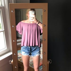 Off the shoulder top